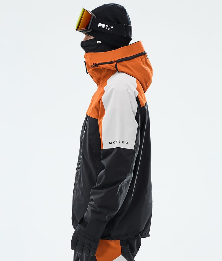 Montec Oracle Snowboardjakke Herre Burned Orange/Light Grey/Black, Image 5 of 9