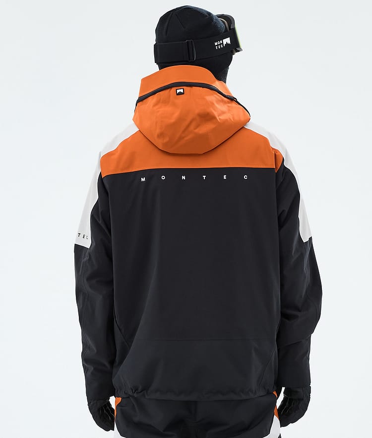 Montec Oracle Snowboardjakke Herre Burned Orange/Light Grey/Black, Image 6 of 9