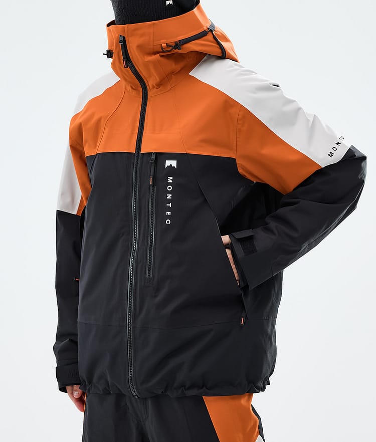 Montec Oracle Skijakke Herre Burned Orange/Light Grey/Black, Image 7 of 9