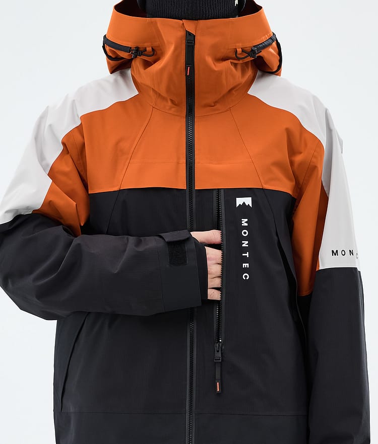 Montec Oracle Skijakke Herre Burned Orange/Light Grey/Black, Image 8 of 9