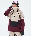 Montec Doom W Snowboardjakke Dame Sand/Black/Burgundy