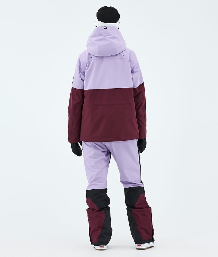Montec Doom W Snowboardjakke Dame Faded Violet/Black/Burgundy, Image 3 of 10