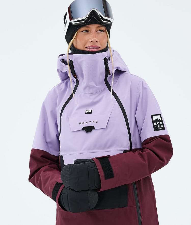 Montec Doom W Skijakke Dame Faded Violet/Black/Burgundy, Image 4 of 10