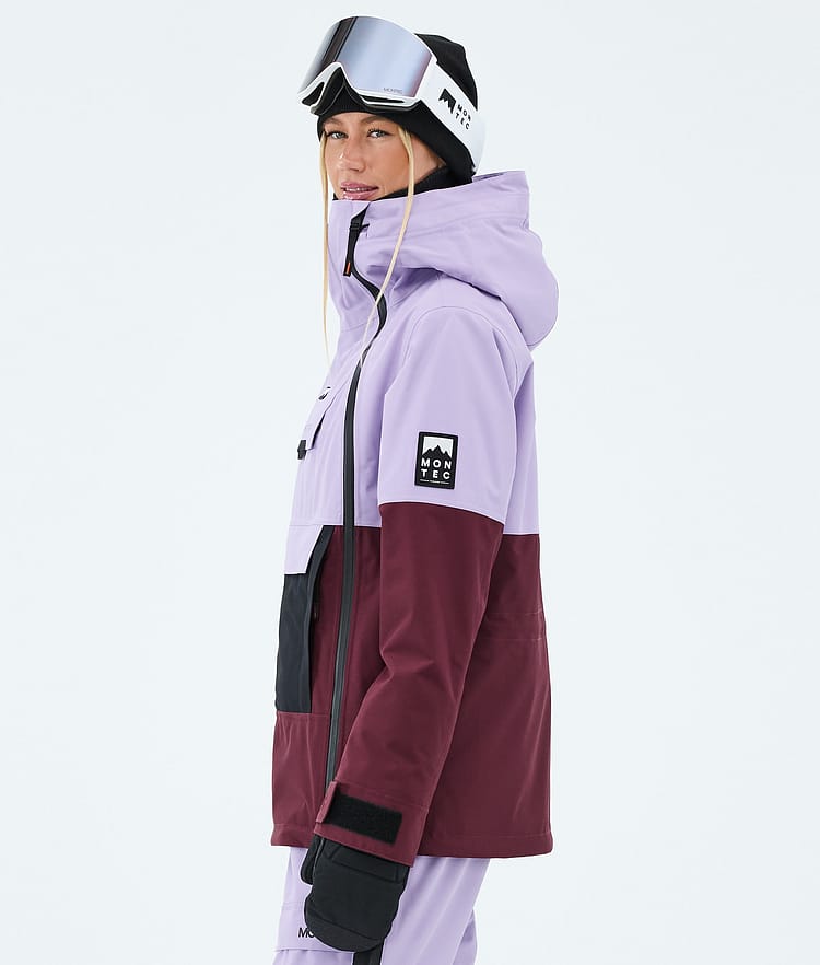Montec Doom W Snowboardjakke Dame Faded Violet/Black/Burgundy, Image 5 of 10