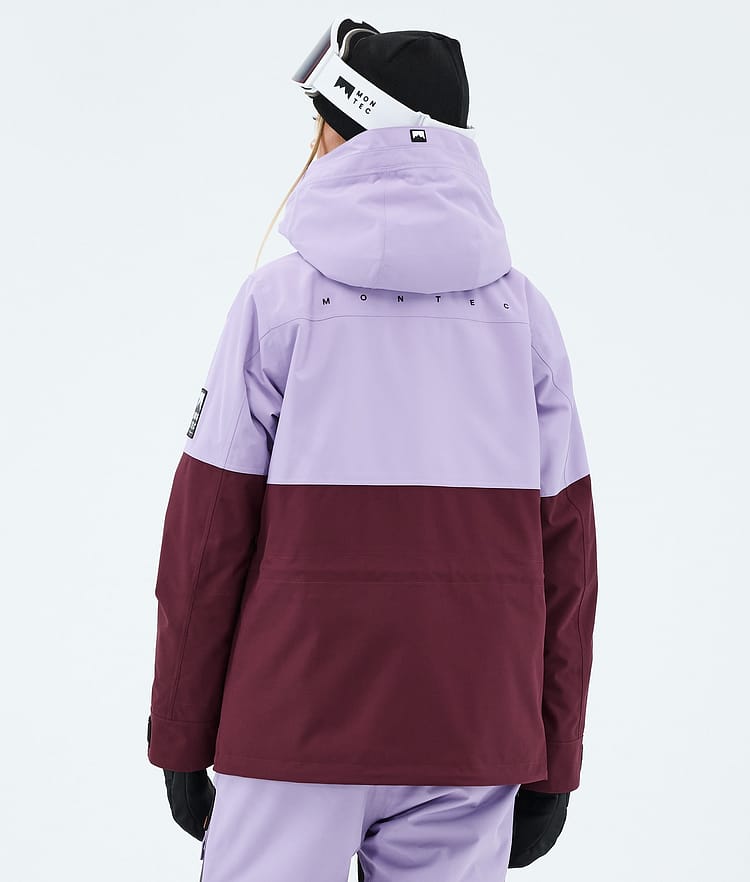 Montec Doom W Snowboardjakke Dame Faded Violet/Black/Burgundy, Image 6 of 10