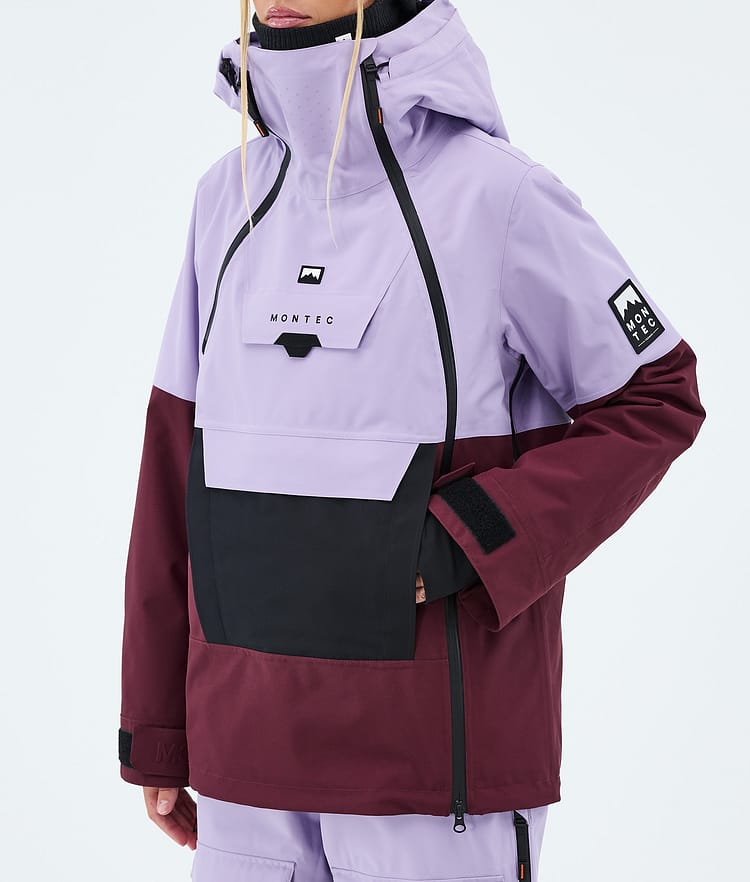 Montec Doom W Skijakke Dame Faded Violet/Black/Burgundy, Image 7 of 10