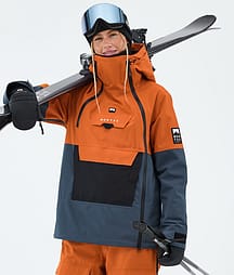 Montec Doom W Skijakke Dame Burned Orange/Black/Metal Blue
