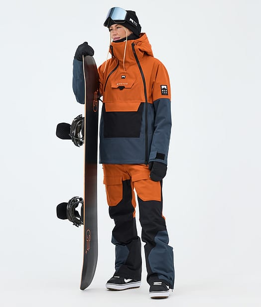 Montec Doom W Snowboardoutfit Burned Orange/Black/Metal Blue