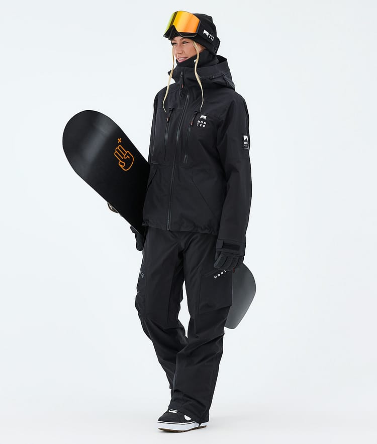 Montec Sentinel W Snowboardjakke Dame Black, Image 2 of 9