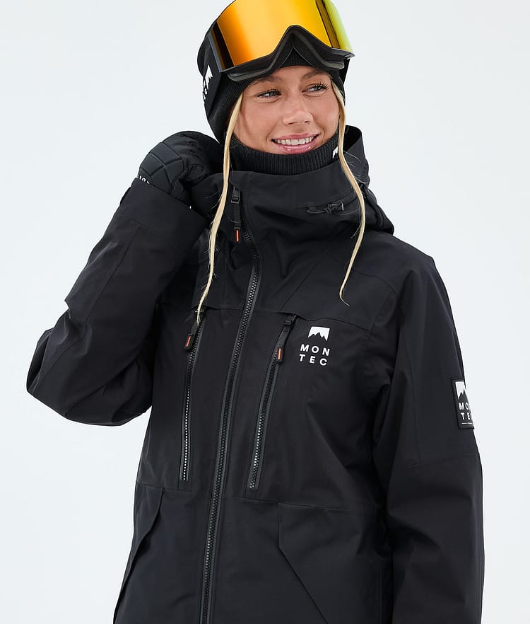 Montec Sentinel W Snowboardjakke Dame Black, Image 4 of 9