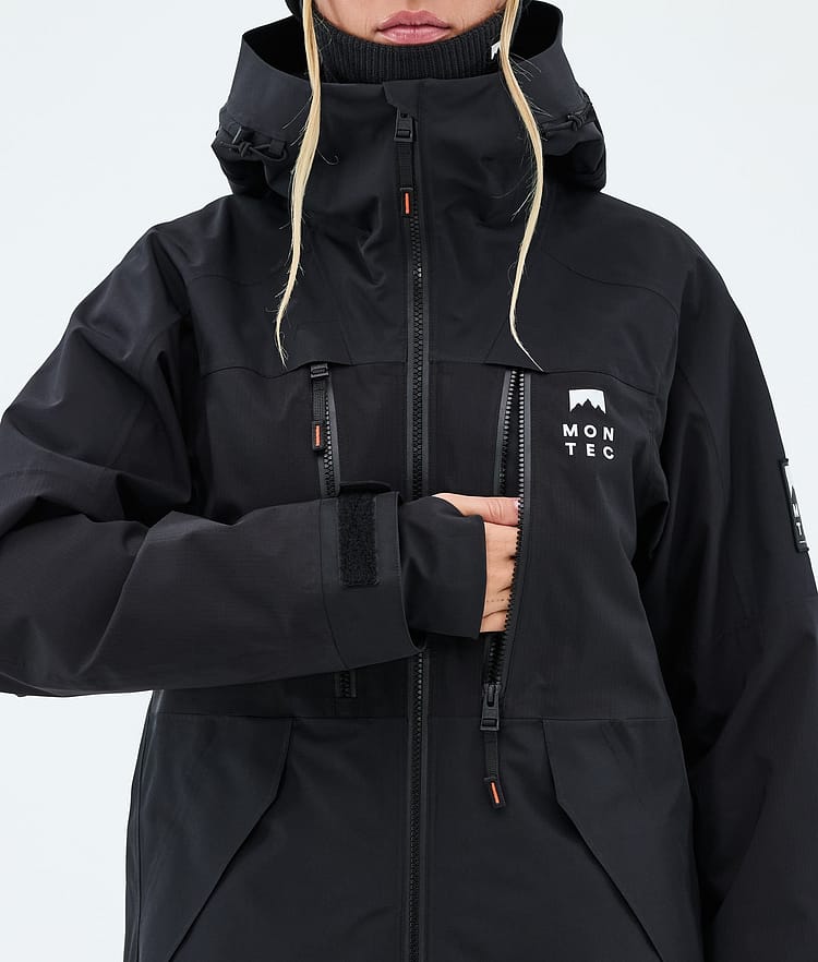 Montec Sentinel W Snowboardjakke Dame Black, Image 8 of 9