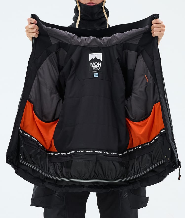 Montec Sentinel W Snowboardjakke Dame Black, Image 9 of 9