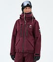 Montec Sentinel W Snowboardjakke Dame Burgundy