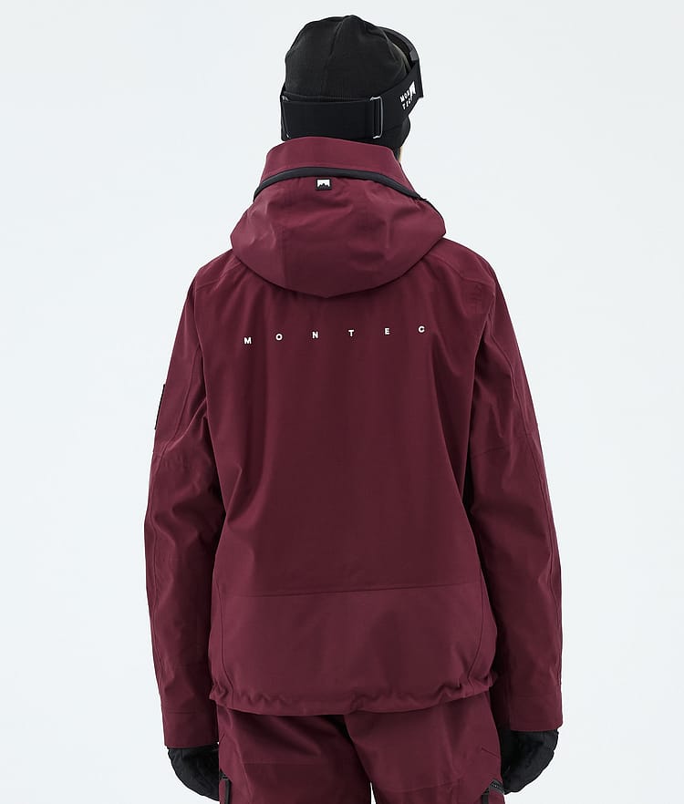 Montec Sentinel W Snowboardjakke Dame Burgundy, Image 6 of 9