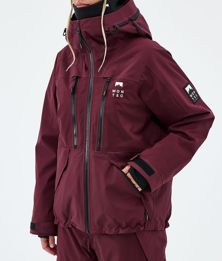 Montec Sentinel W Skijakke Dame Burgundy, Image 7 of 9