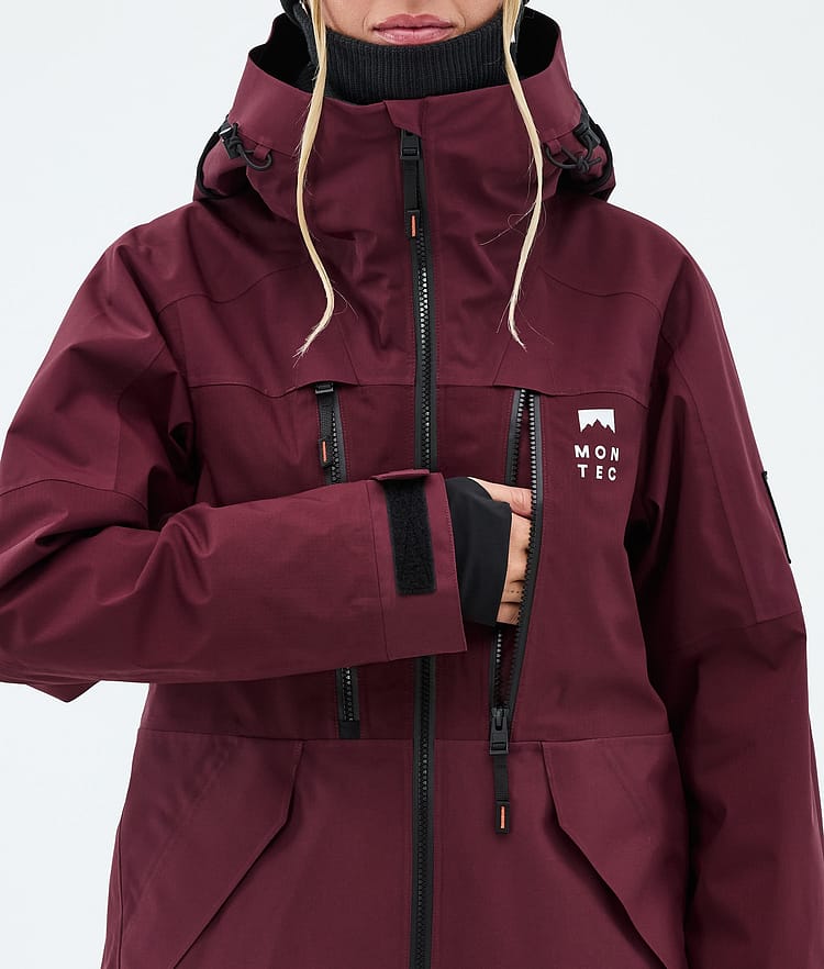 Montec Sentinel W Skijakke Dame Burgundy, Image 8 of 9
