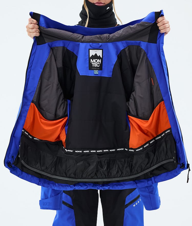 Montec Oracle W Snowboardjakke Dame Cobalt Blue, Image 9 of 9