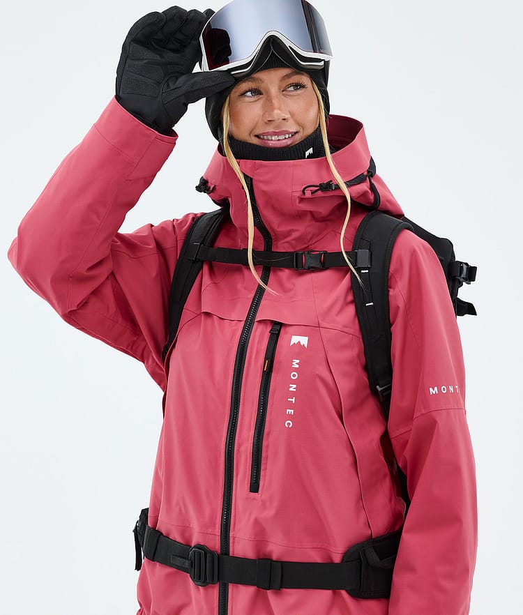 Montec Oracle W Snowboardjakke Dame Light Red, Image 4 of 9