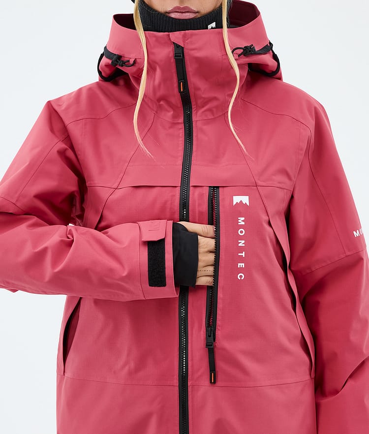 Montec Oracle W Snowboardjakke Dame Light Red, Image 8 of 9