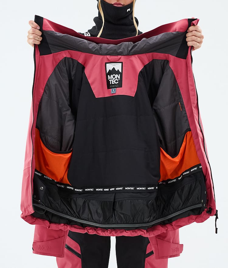 Montec Oracle W Snowboardjakke Dame Light Red, Image 9 of 9