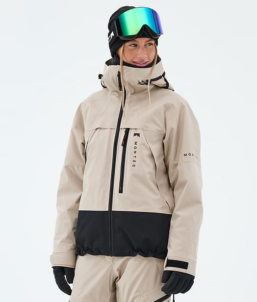 Montec Oracle W Skijakke Dame Sand/Black