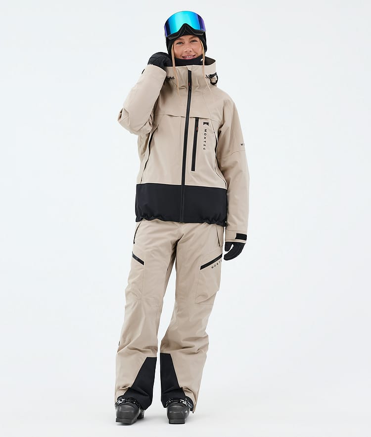 Montec Oracle W Skijakke Dame Sand/Black, Image 2 of 9