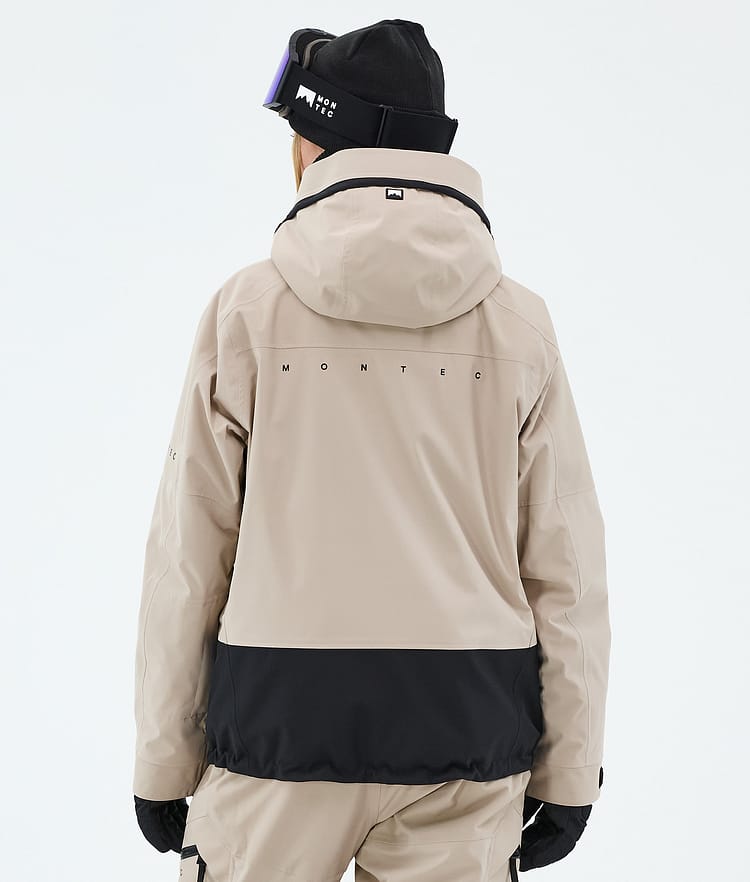 Montec Oracle W Snowboardjakke Dame Sand/Black, Image 6 of 9