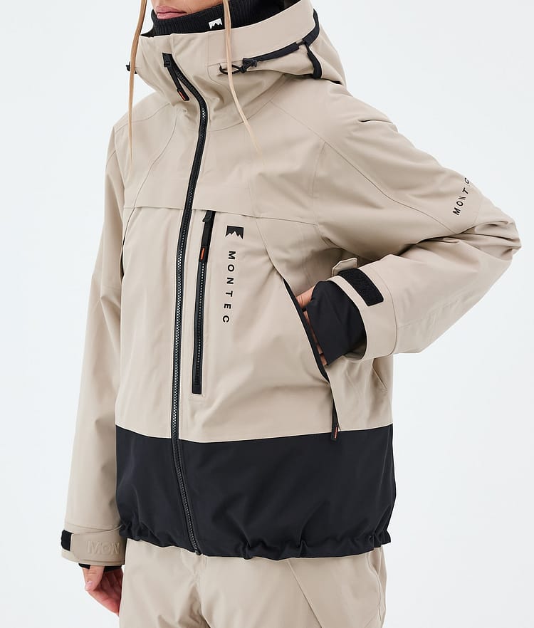 Montec Oracle W Skijakke Dame Sand/Black, Image 7 of 9
