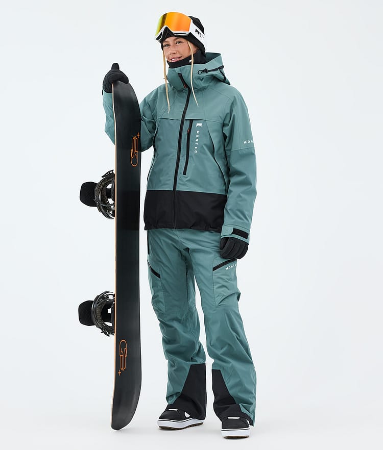 Montec Oracle W Snowboardjakke Dame Atlantic/Black, Image 2 of 9