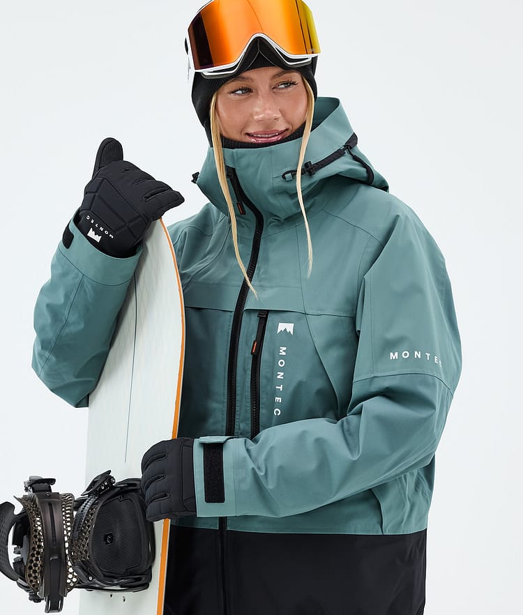 Montec Oracle W Snowboardjakke Dame Atlantic/Black, Image 4 of 9