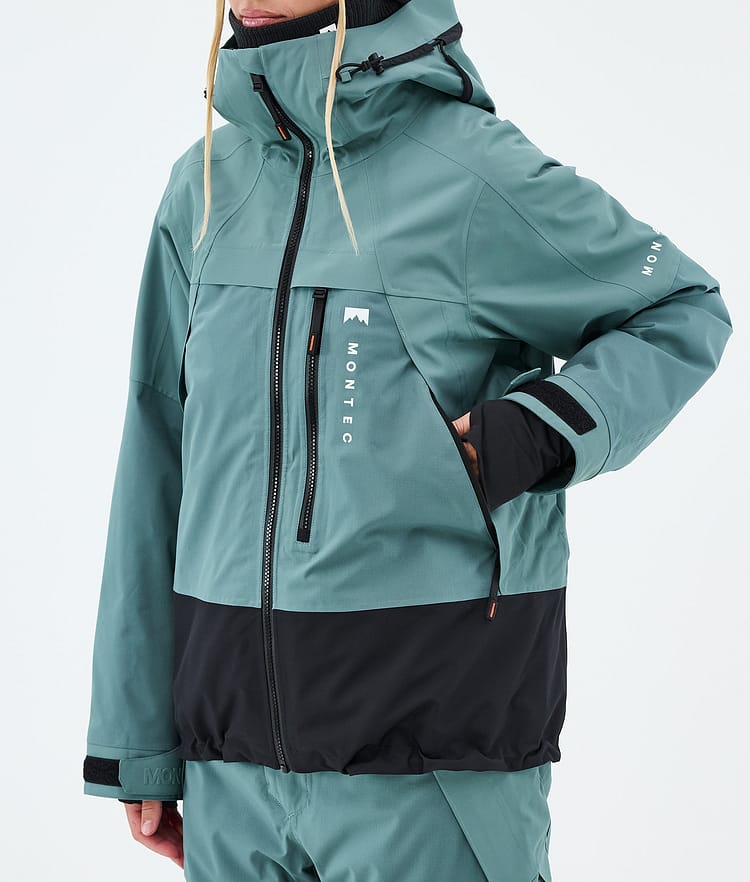 Montec Oracle W Snowboardjakke Dame Atlantic/Black, Image 7 of 9