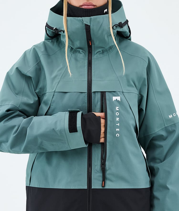 Montec Oracle W Snowboardjakke Dame Atlantic/Black, Image 8 of 9