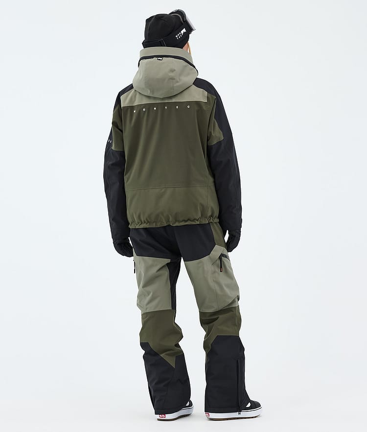 Montec Oracle W Snowboardjakke Dame Greenish/Black/Olive Green, Image 3 of 9