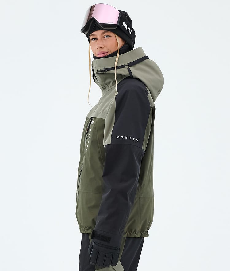 Montec Oracle W Skijakke Dame Greenish/Black/Olive Green, Image 5 of 9