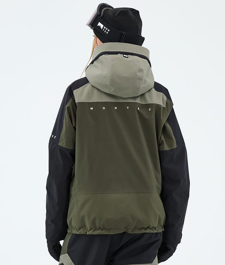 Montec Oracle W Skijakke Dame Greenish/Black/Olive Green, Image 6 of 9