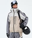 Montec Oracle W Skijakke Dame Light Grey/Light Pearl/Sand