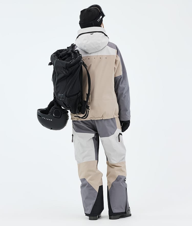 Montec Oracle W Skijakke Dame Light Grey/Light Pearl/Sand, Image 3 of 9