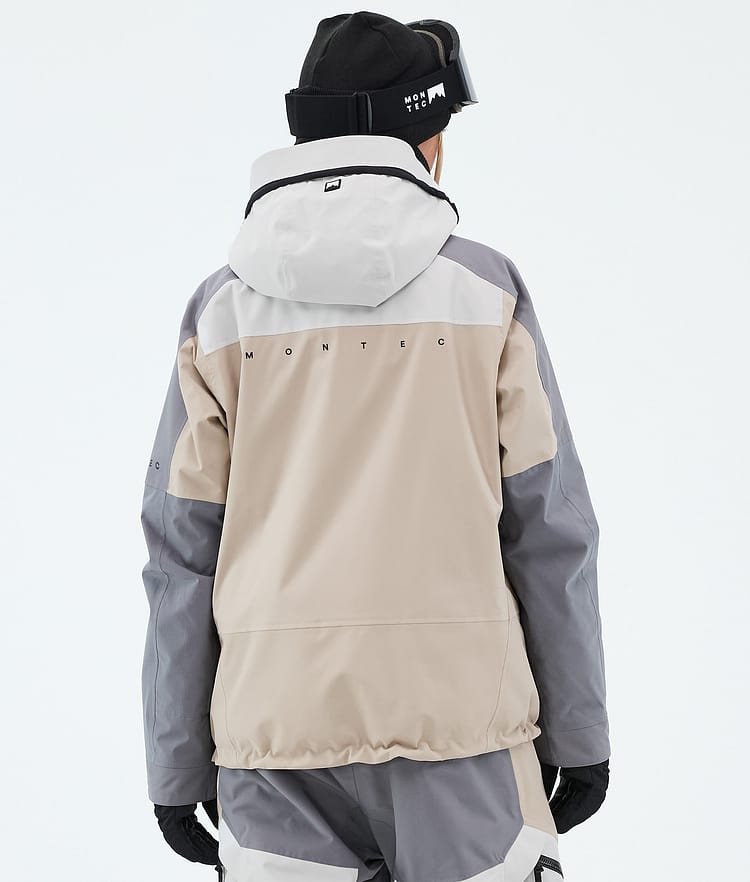 Montec Oracle W Skijakke Dame Light Grey/Light Pearl/Sand, Image 6 of 9