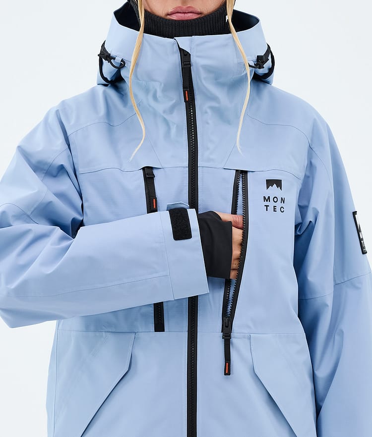 Montec Sentinel W Snowboardjakke Dame Light Blue, Image 8 of 9