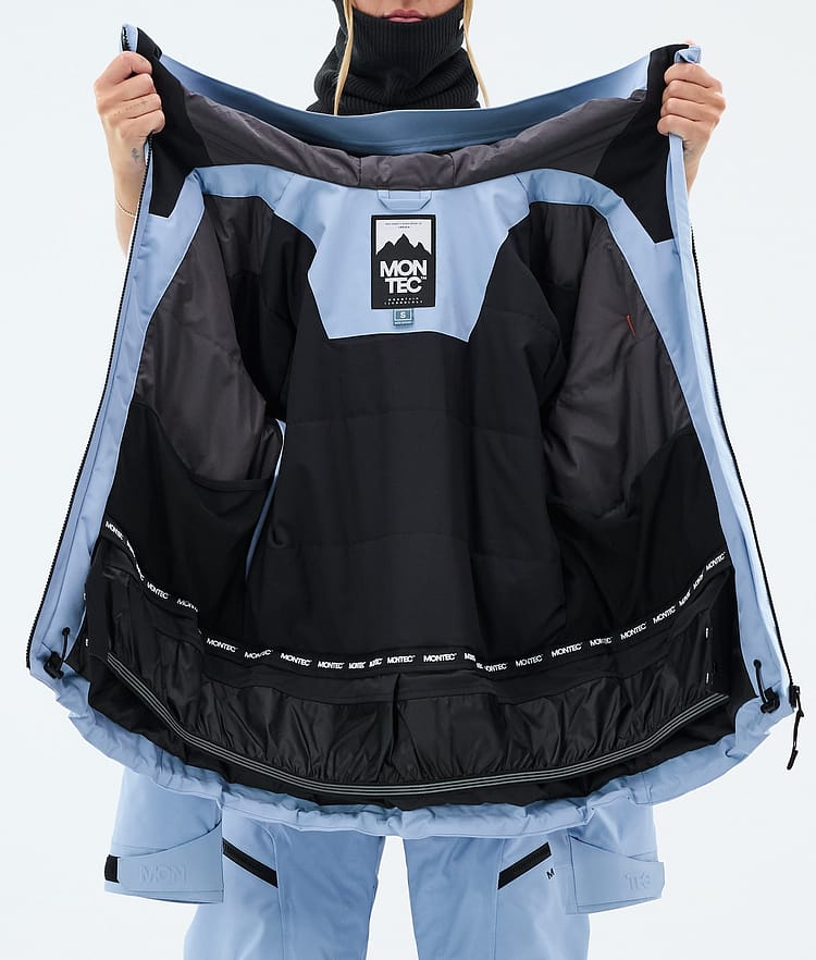 Montec Sentinel W Snowboardjakke Dame Light Blue, Image 9 of 9