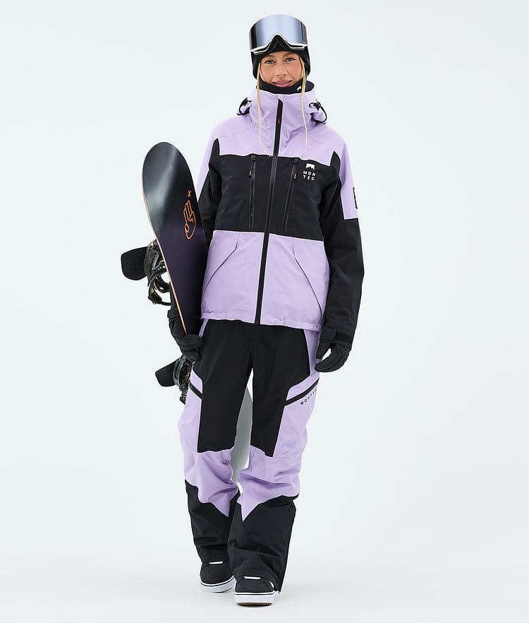 Montec Sentinel W Snowboardjakke Dame Faded Violet/Black, Image 2 of 9