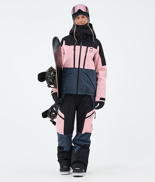 Montec Sentinel W Snowboardoutfit Black/Soft Pink/Metal Blue