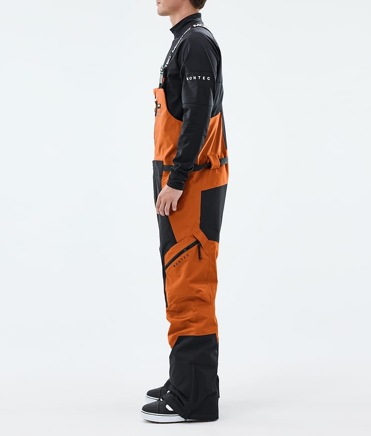 Montec Dozer Snowboardbukse Herre Burned Orange/Black, Image 2 of 6
