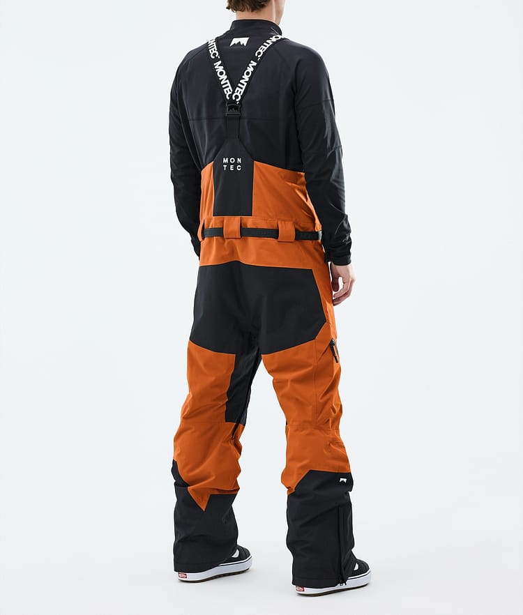 Montec Dozer Snowboardbukse Herre Burned Orange/Black, Image 3 of 6