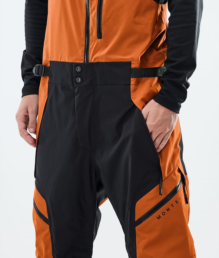 Montec Dozer Snowboardbukse Herre Burned Orange/Black, Image 4 of 6