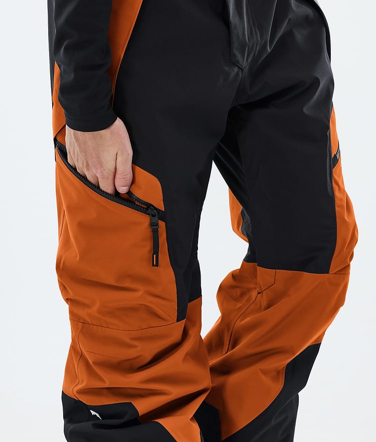 Montec Dozer Snowboardbukse Herre Burned Orange/Black, Image 6 of 6