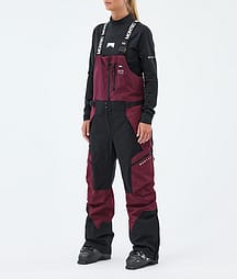 Montec Dozer W Skibukse Dame Burgundy/Black