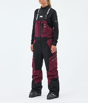 Montec Dozer W Skibukse Burgundy/Black