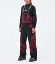 Montec Dozer W Skibukse Dame Burgundy/Black
