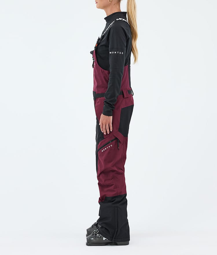 Montec Dozer W Skibukse Dame Burgundy/Black, Image 3 of 7
